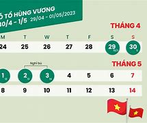 Lịch Nghỉ Giỗ Tổ 30 4 1 5 Năm 2023