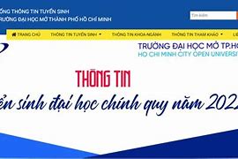 Tuyển Sinh Đh Năm 2022 Tphcm